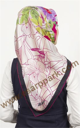 Silkhome indirimli İpek Eşarp 15016-13