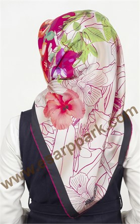 Silkhome indirimli İpek Eşarp 15016-13
