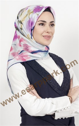 Silkhome İndirimli İpek Eşarp 1505-2