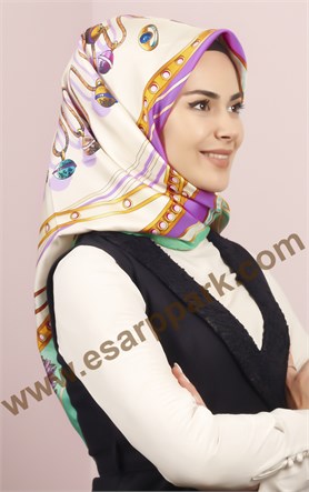 Silkhome İndirimli İpek Eşarp 15082-6
