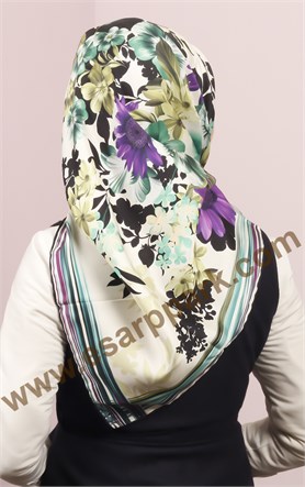 silkhome İndirimli İpek Eşarp 1510-2