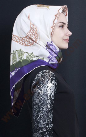 Silkhome İndirimli İpek Eşarp 1523-3