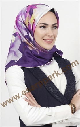 Silkhome İndirimli İpek Eşarp 1525-3