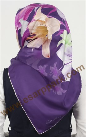 Silkhome İndirimli İpek Eşarp 1525-3