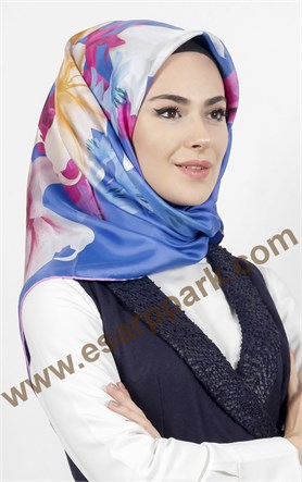Silkhome indirimli İpek Eşarp 1525-5