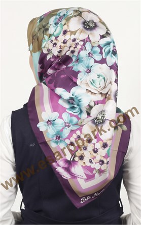 Sillkhome İndirimli İpek Eşarp 15025-3