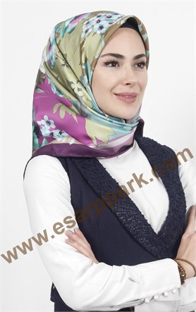 Sillkhome İndirimli İpek Eşarp 15025-3
