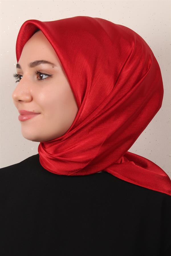 Silver Janjan Eşarp 4104-16 Kırmızı