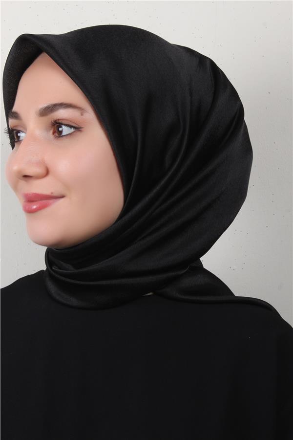 Silver Janjan Eşarp 4104-3 Siyah