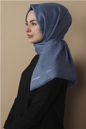 Simli Pamuk Şal 502-7