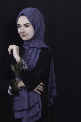 Simli Pamuk Şal 505-11