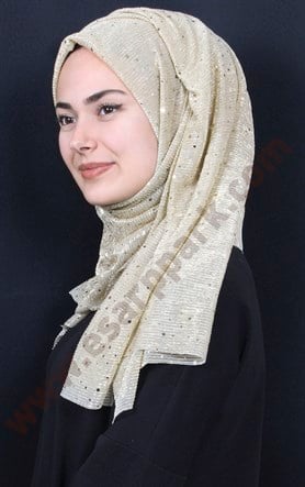 Simli Parlak Şal 506-10