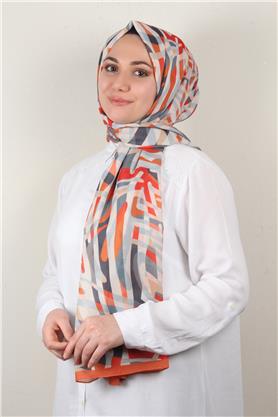 Soft Touch Şal 2750-4 Turuncu