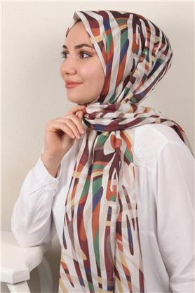 Soft Touch Şal 2750-5 Kahverengi