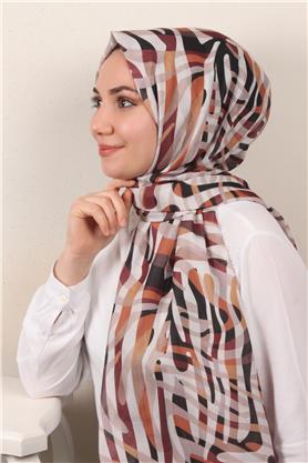 Soft Touch Şal 2750-8 Sütlü Kahve