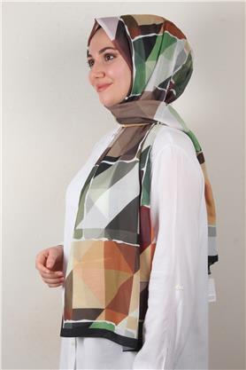 Soft Touch Şal 2751-4 Koyu Yeşil