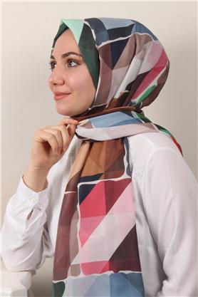 Soft Touch Şal 2751-5 Koyu Bej