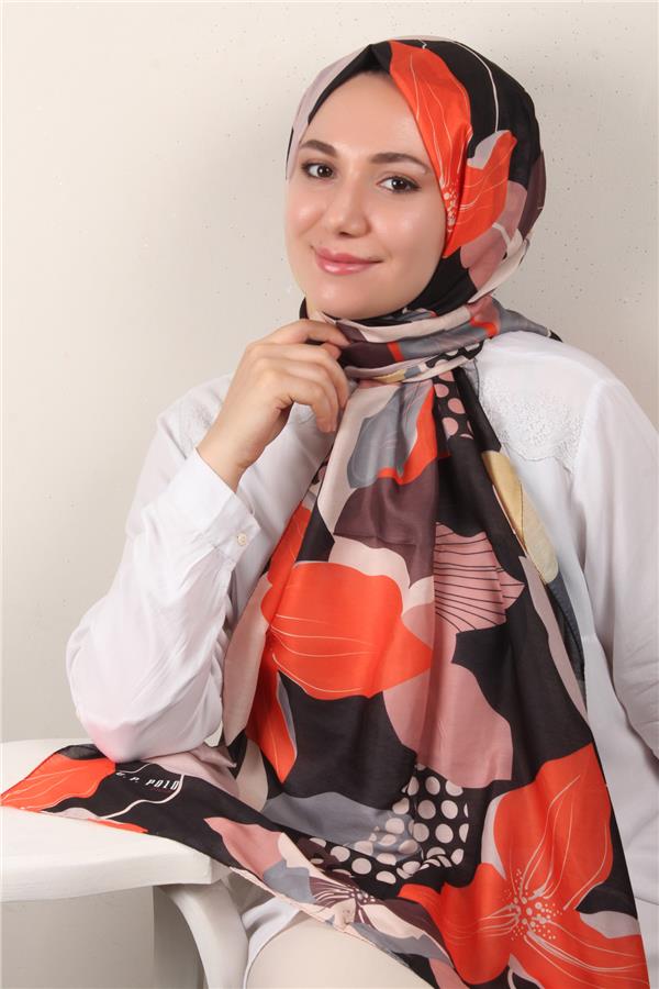 Soft Touch Şal 2763-1 Turuncu