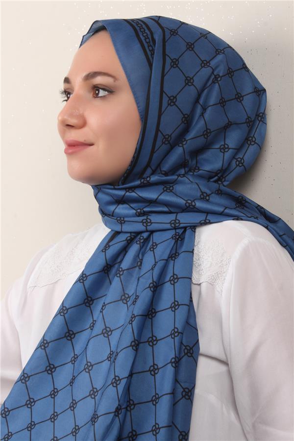Soft Touch Şal 2764-12 İndigo