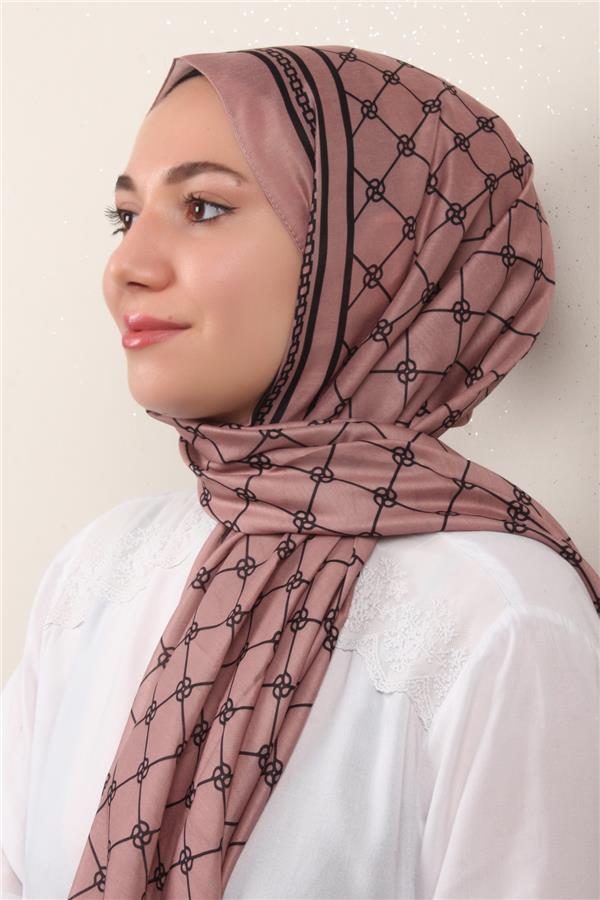 Soft Touch Şal 2764-2 Koyu Pudra
