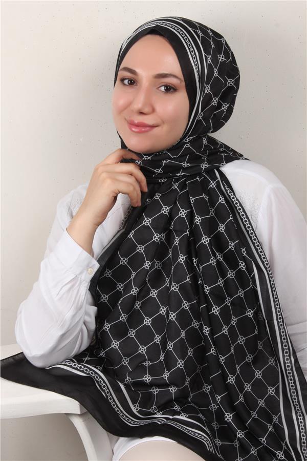 Soft Touch Şal 2764-8 Siyah