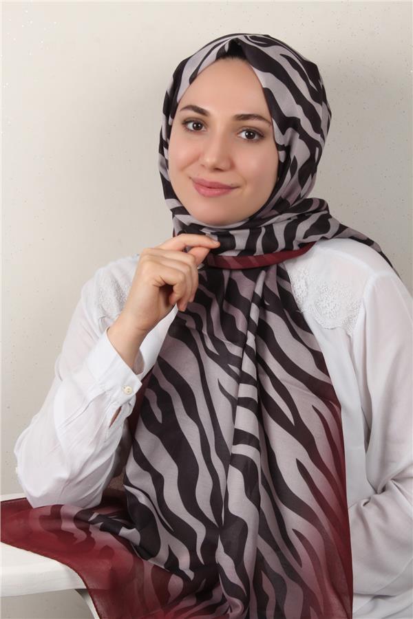 Soft Touch Şal 2773-7 Bordo