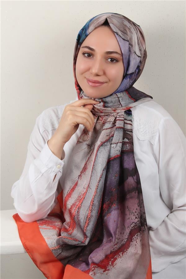 Soft Touch Şal 2775-12 Turuncu