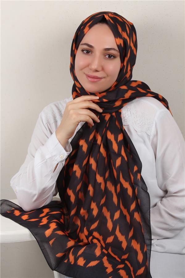 Soft Touch Şal 2776-12 Turuncu