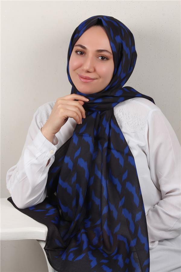 Soft Touch Şal 2776-17 Gece Mavisi
