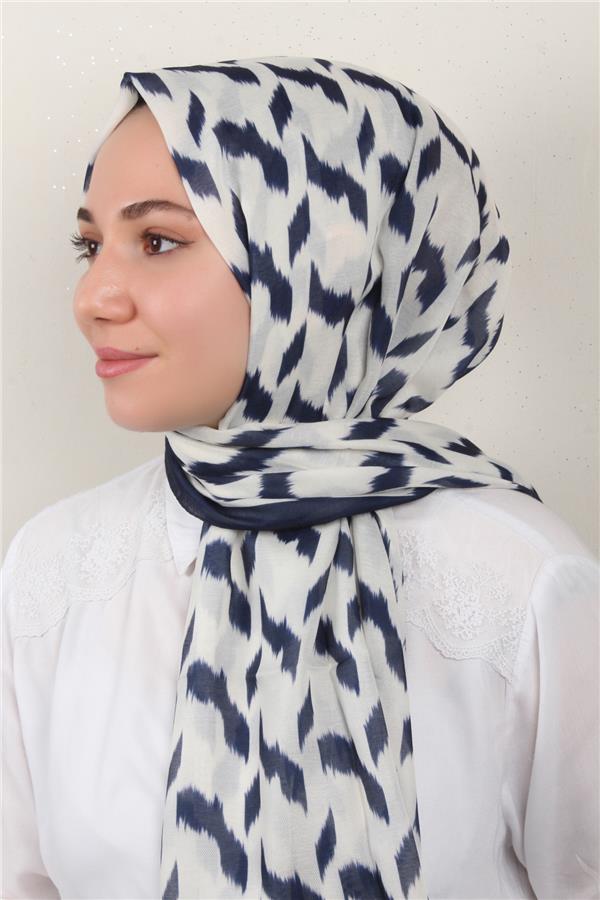 Soft Touch Şal 2776-4 Lacivert