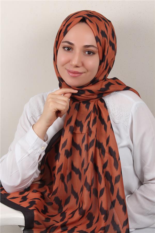 Soft Touch Şal 2776-5 Kiremit