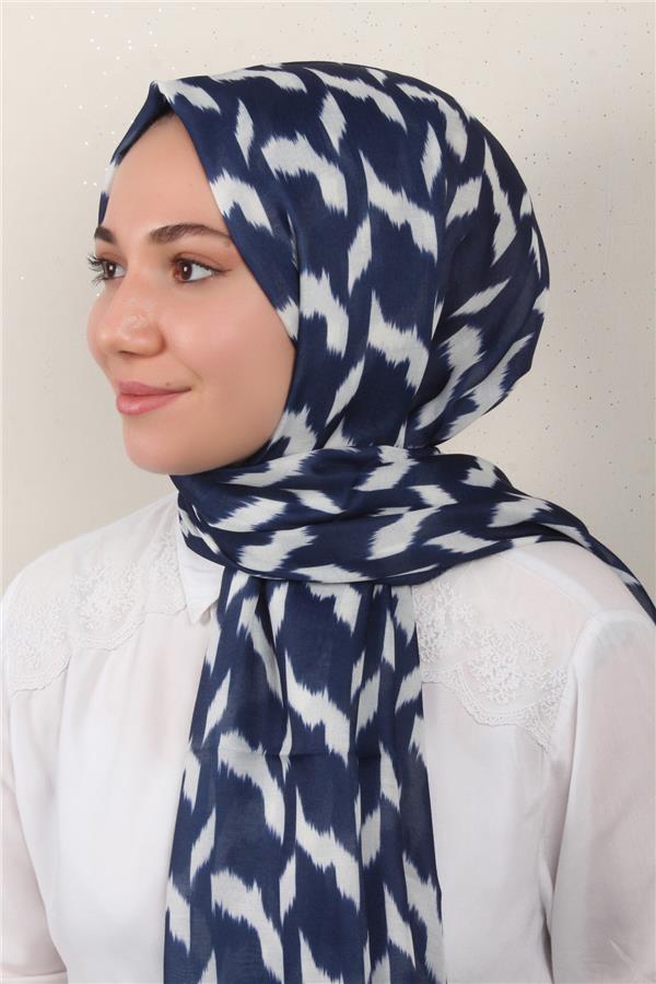 Soft Touch Şal 2776-6 Lacivert