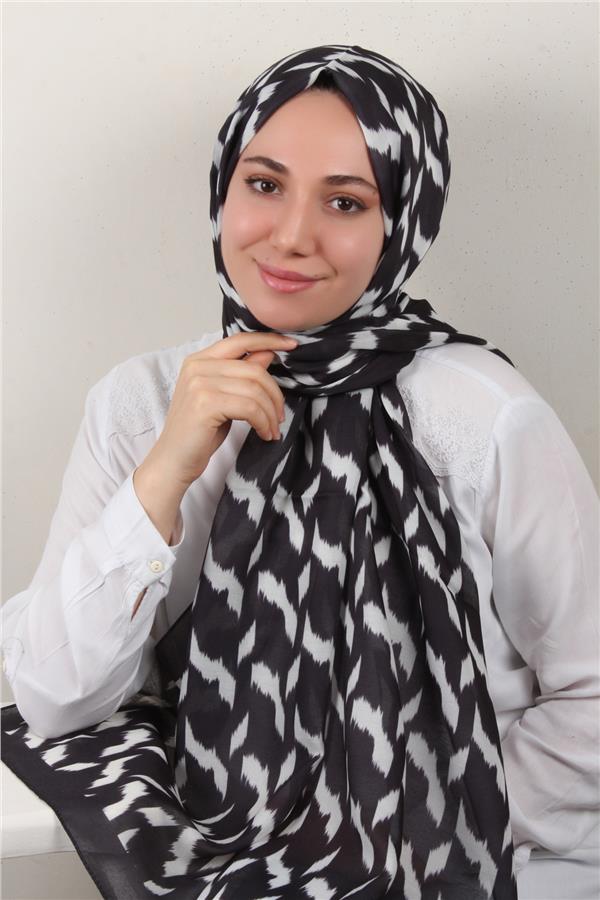 Soft Touch Şal 2776-7 Siyah