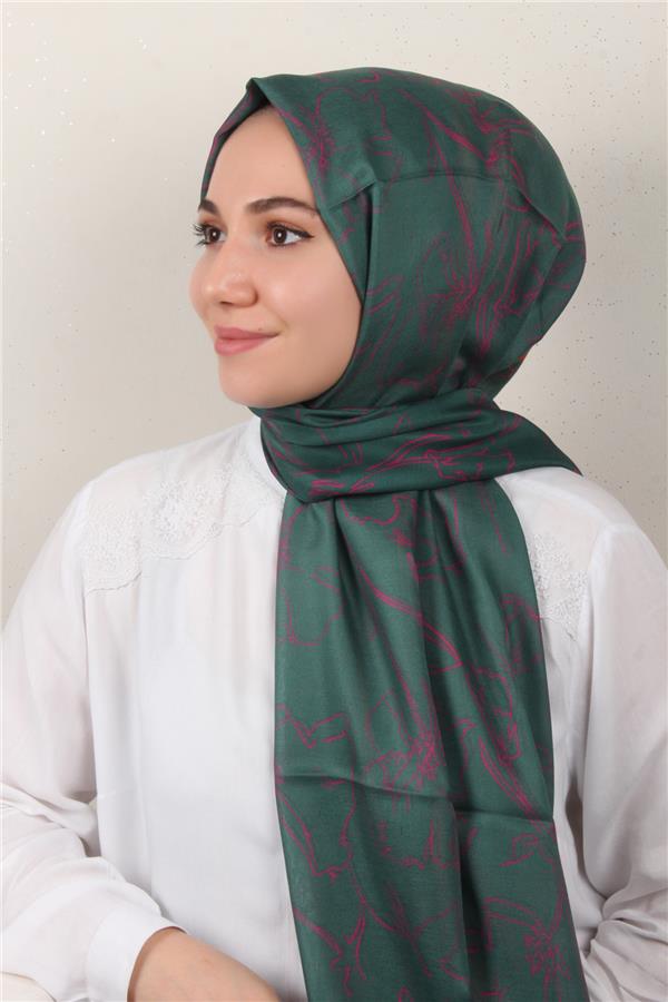 Soft Touch Şal 2777-13 Zümrüt