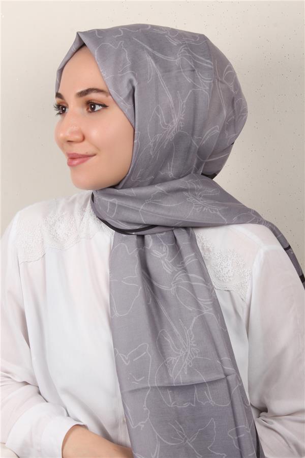 Soft Touch Şal 2777-20 Koyu Gri