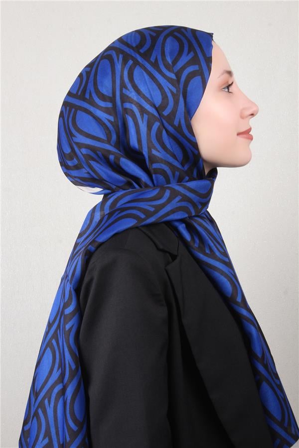 Soft Touch Şal 2778-10 Saks Mavisi