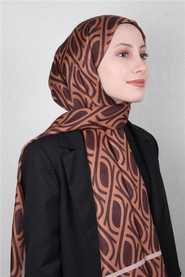 Soft Touch Şal 2778-15 Karamel