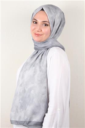 Soft Touch Şal Bulut Desen 2754-11 Gri