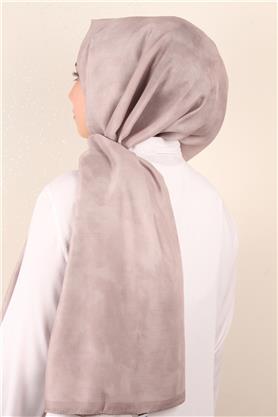 Soft Touch Şal Bulut Desen 2754-13 Miskli Kahve