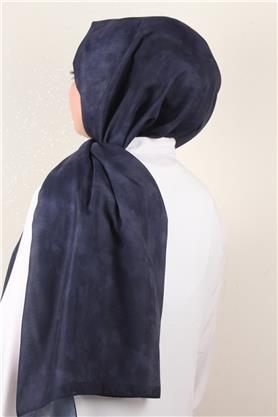 Soft Touch Şal Bulut Desen 2754-16 Lacivert