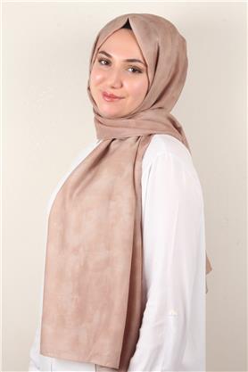 Soft Touch Şal Bulut Desen 2754-17 Sütlü Kahve