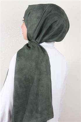 Soft Touch Şal Bulut Desen 2754-18 Çam Yeşili