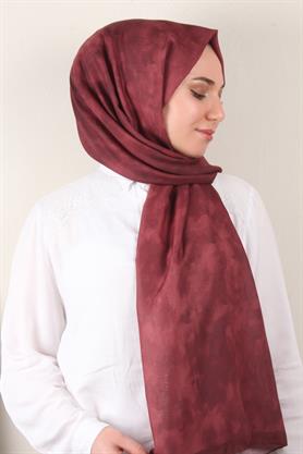 Soft Touch Şal Bulut Desen 2754-20 Bordo