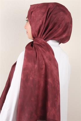 Soft Touch Şal Bulut Desen 2754-20 Bordo