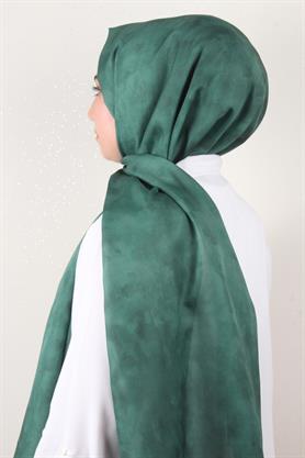 Soft Touch Şal Bulut Desen 2754-3 Yeşil