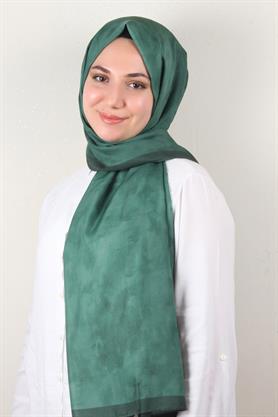 Soft Touch Şal Bulut Desen 2754-3 Yeşil