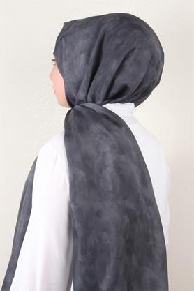 Soft Touch Şal Bulut Desen 2754-7 Füme