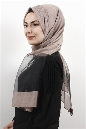 Style Tül Şal 1223-2 Bej