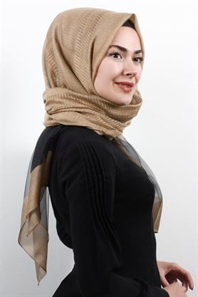 Style Tül Şal 1223-4 Bal Köpüğü