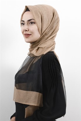 Style Tül Şal 1223-4 Bal Köpüğü